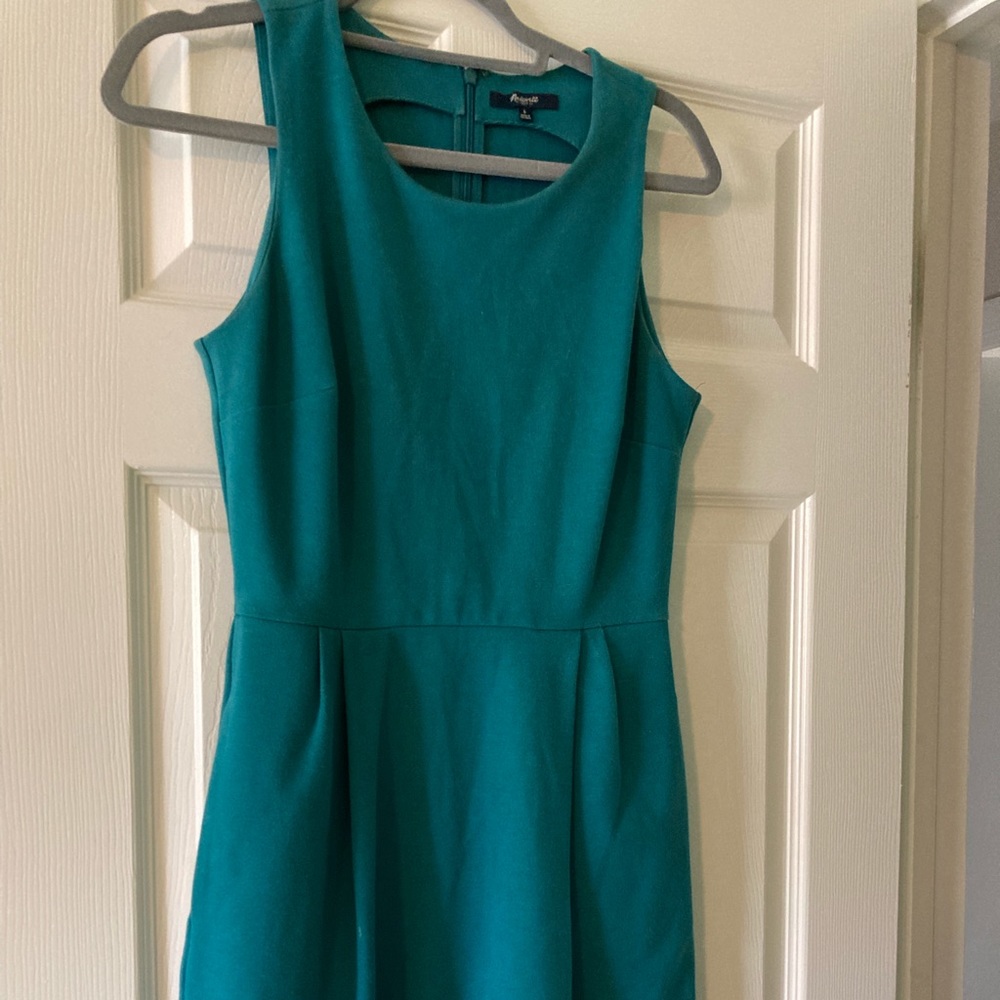Madewell Blue Sleeveless Mini Dress